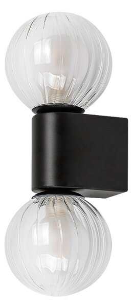 RABALUX 75022 Colzar nástěnné svítidlo nad zrcadlo D100mm 2xG9 IP44 matná černá