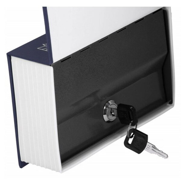Trezor kniha SPRINGOS SAFEBOOK L modrý