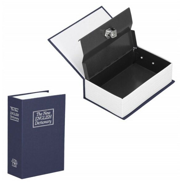 Trezor kniha SPRINGOS SAFEBOOK L modrý