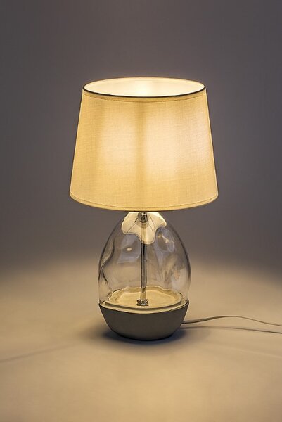 RABALUX 74227 Apolonia stolní lampička D250mm 1xE27 bílá