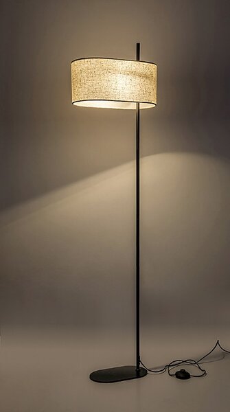RABALUX 74240 Narmin stojací lampa 1xE27 matná černá, béžová