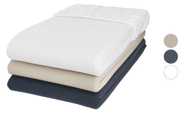 Livarno® Žerzejové napínací prostěradlo, 90–100 x 200 cm (100408009)
