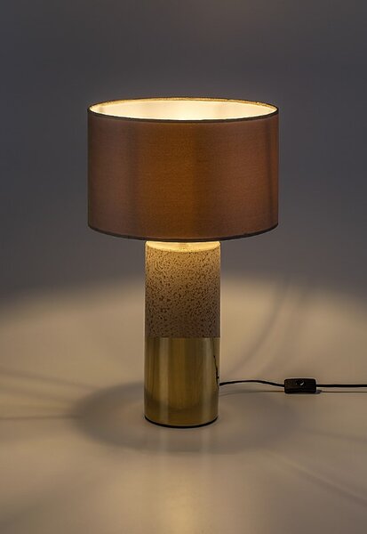 RABALUX 74219 Yelda stolní lampa D330mm 1xE27 hnědá, zlatá