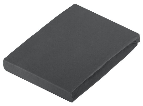 PROSTĚRADLO, titanová, 90/200 cm Novel - Prostěradla
