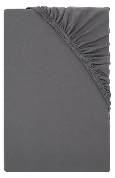 Livarno® Žerzejové napínací prostěradlo, 90-100 x 200 cm (šedá) (100407929003)