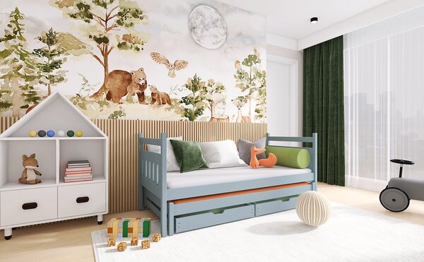 Dětská postel s přistýlkou Dorry Velikost spací plochy: 160x80, Barva: bílá