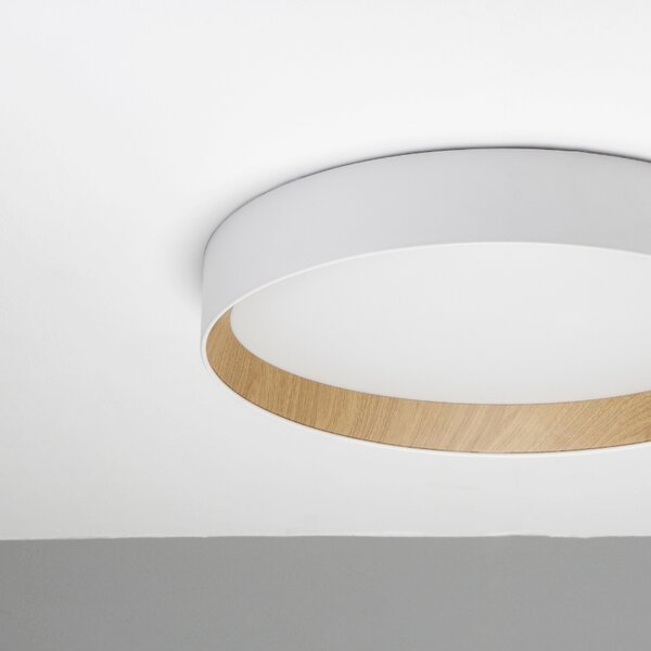 Bílé kovové stropní LED světlo Nova Luce Stake 60 cm