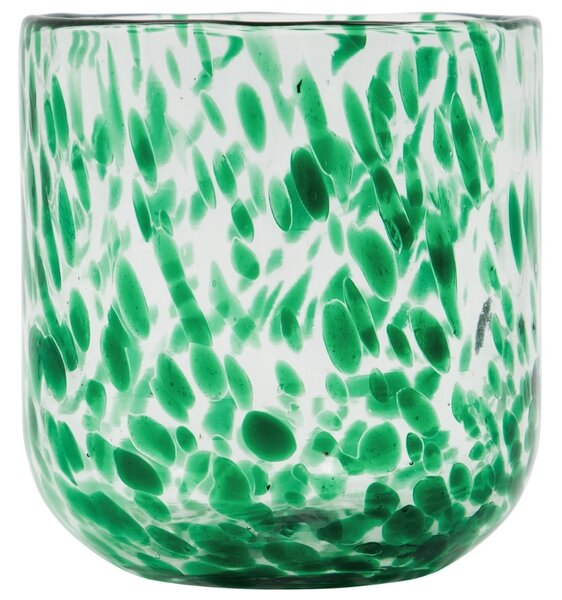 -25 % Dny Marianne - House Doctor Set dvou zelených skleněných svícnů Home 9,5 cm