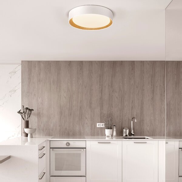 Bílé kovové stropní LED světlo Nova Luce Stake 60 cm
