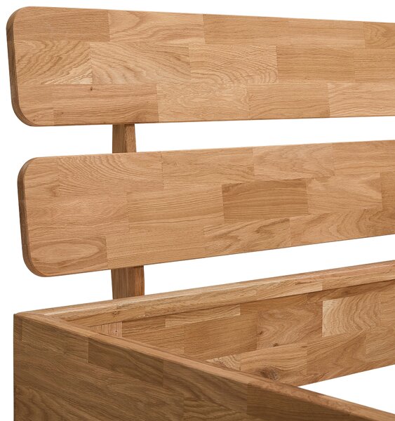 POSTEL, 180/200 cm, divoký dub MID.YOU - Manželské postele, Online Only