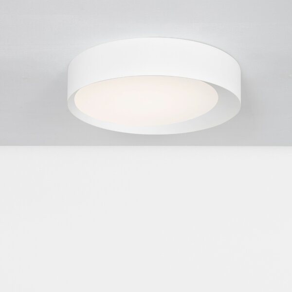 Bílé kovové stropní LED světlo Nova Luce Oby 60 cm
