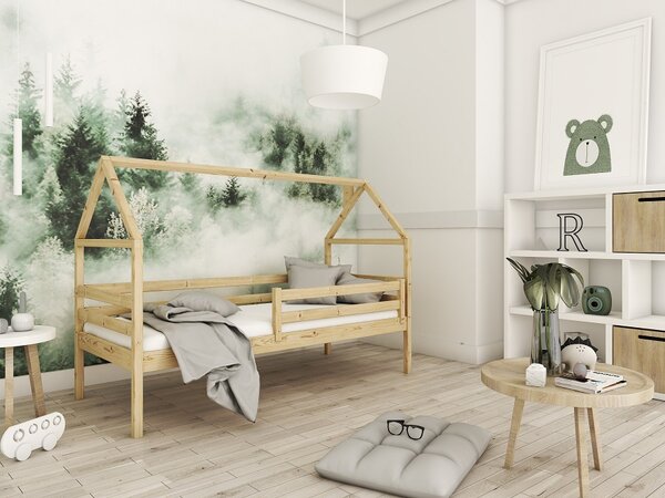 Domečková postel Gloria Velikost spací plochy: 200x80, Barva: bílá, Šuplík: NE