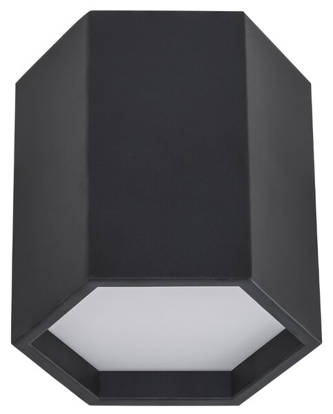 Černé kovové stropní LED světlo Nova Luce Samba II. 25 cm