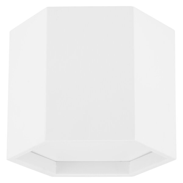 Bílé kovové stropní LED světlo Nova Luce Samba 25 cm