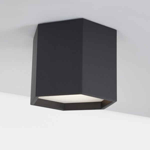 Černé kovové stropní LED světlo Nova Luce Samba II. 25 cm