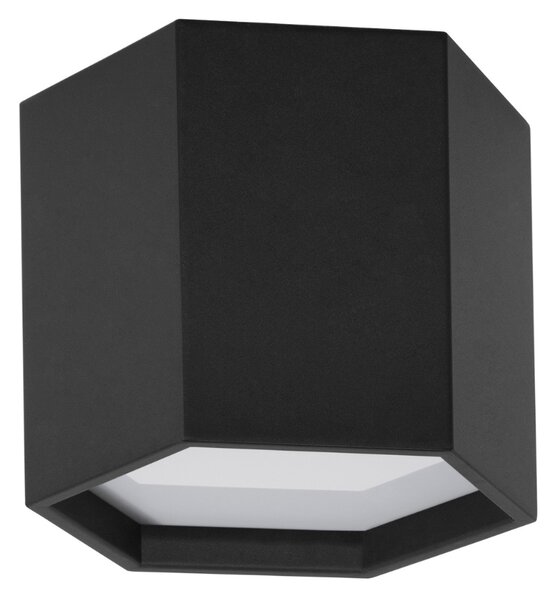 Černé kovové stropní LED světlo Nova Luce Samba II. 25 cm