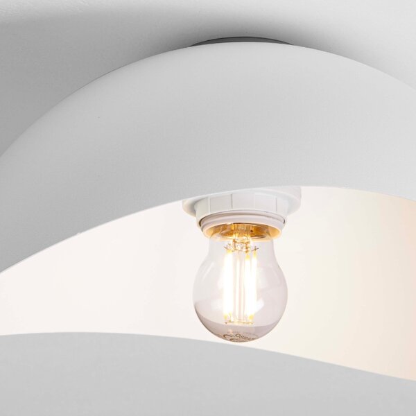 Bílé kovové stropní světlo Nova Luce Opsi 30 cm