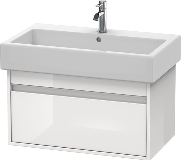 Duravit Ketho skříňka 75x44x41 cm pod umyvadlo závěsná bílá KT668702222