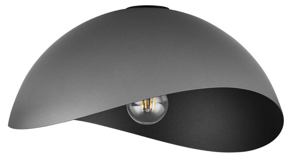 Šedé kovové stropní světlo Nova Luce Opsi 40 cm