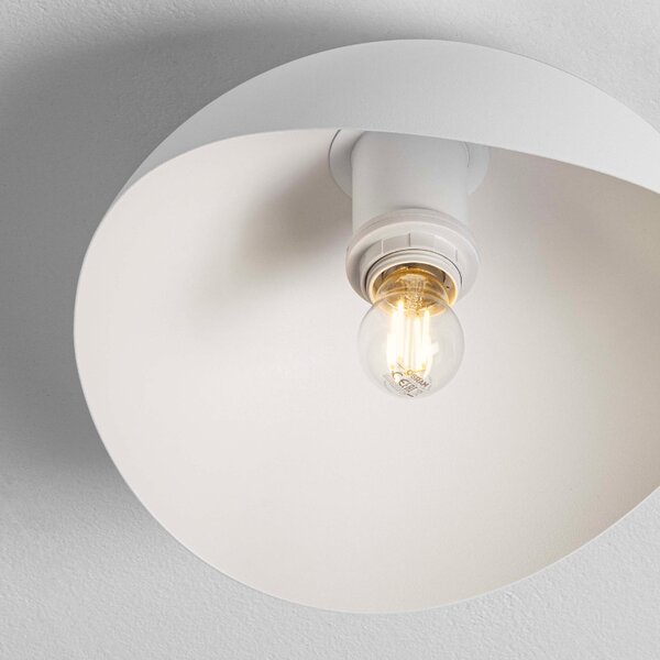 Bílé kovové stropní světlo Nova Luce Opsi 30 cm