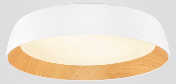 Bílé kovové stropní LED světlo Nova Luce Sigi 60 cm