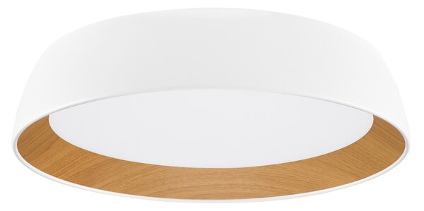 Bílé kovové stropní LED světlo Nova Luce Sigi 45 cm