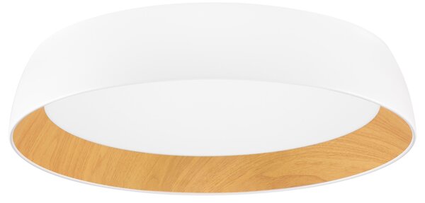 Bílé kovové stropní LED světlo Nova Luce Sigi 60 cm