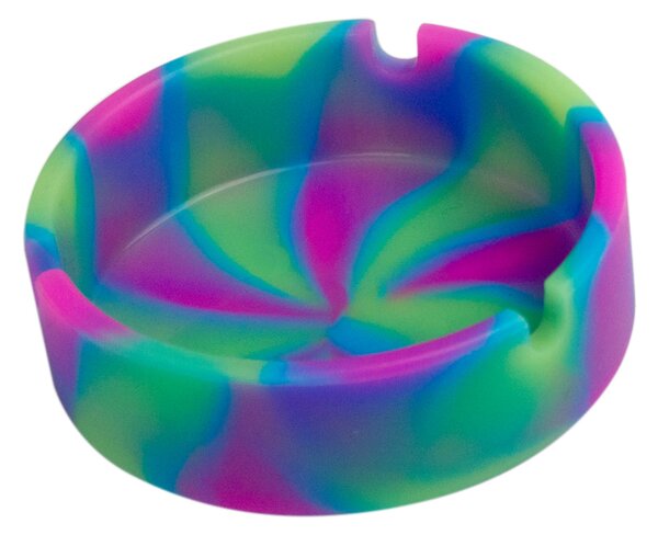 "Nezničitelný" silikonový popelník Multicolor