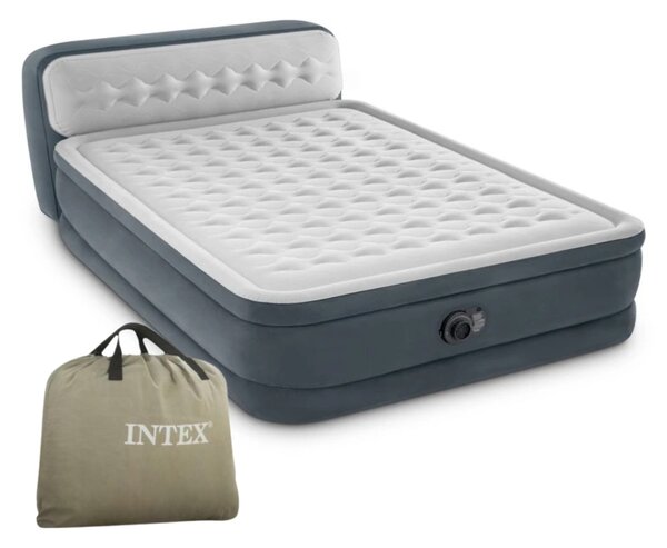 Intex Ultra Plush Queen 236 x 152 x 86 cm, nafukovací matrace s čelem