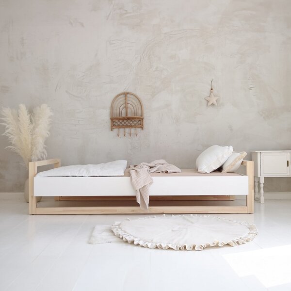 Moderní postel Luz Velikost spací plochy: 160x80, Barva: přírodní