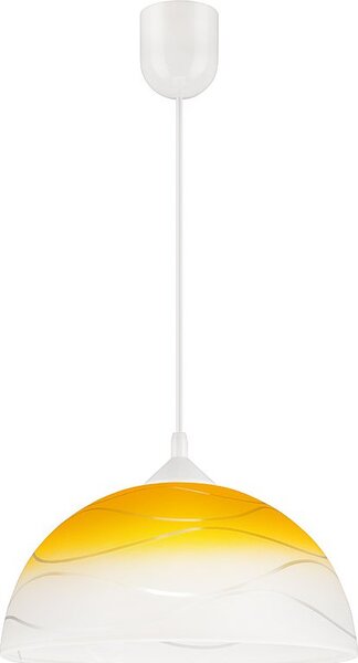 Lamkur LM 1.1/30 KITCHEN C 28101 - Žlutý lustr do kuchyně (Závěsné žluté svítidlo do kuchyně)
