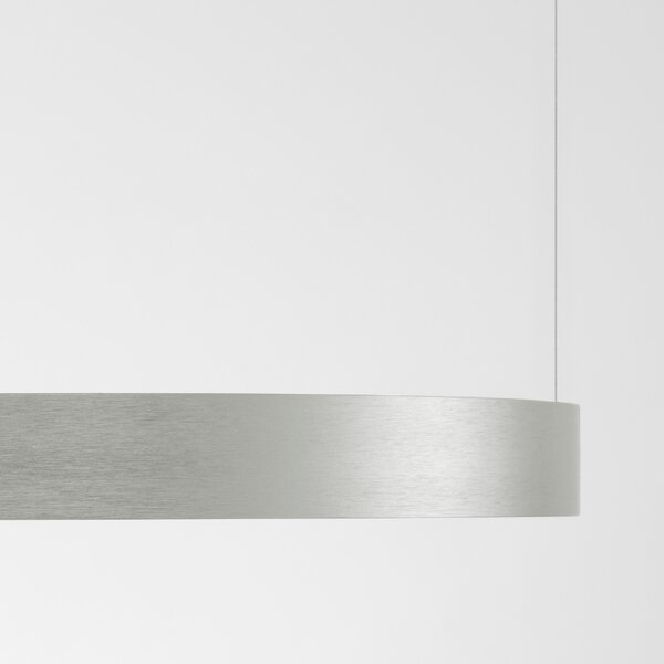 Stříbrné kovové závěsné LED světlo Nova Luce Perrine 40 cm