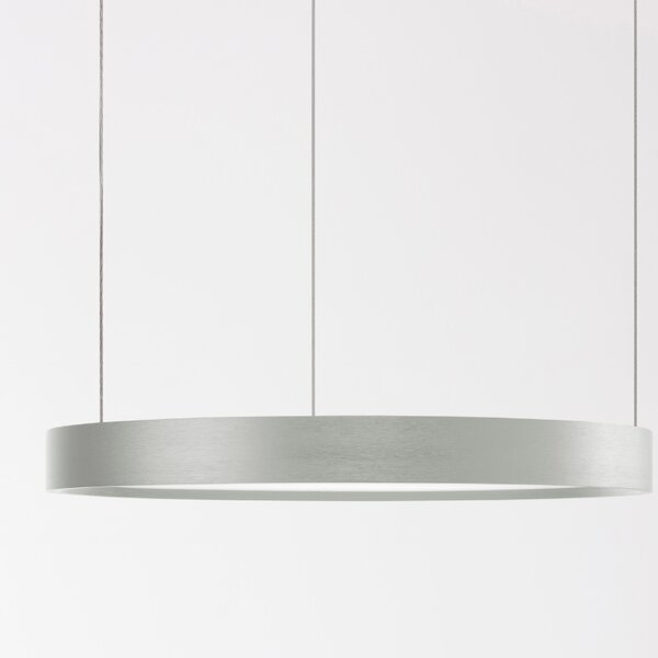Stříbrné kovové závěsné LED světlo Nova Luce Perrine 40 cm