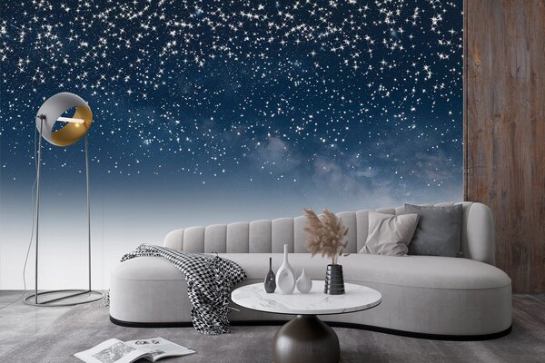 Fototapety Hvězdná noční obloha, měkký gradient, kosmický, souhvězdí, Fototapety space, w01797v1 : uwalls.cz