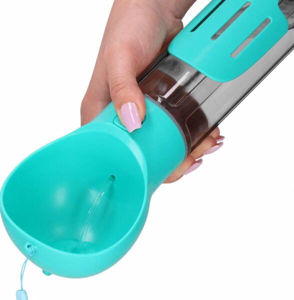 Cestovní láhev pro psy 4v1 500 ml SPRINGOS PA0297