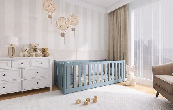 Dětská postel Viola - různé zábrany Velikost spací plochy: 160x80, Barva: bílá