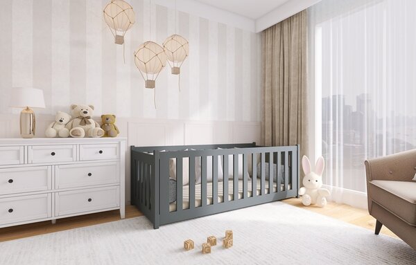 Dětská postel Viola - různé zábrany Velikost spací plochy: 160x80, Barva: bílá