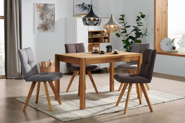 JÍDELNÍ STŮL, divoký dub, barvy dubu, 120/80/75 cm Carryhome - Jídelní stoly