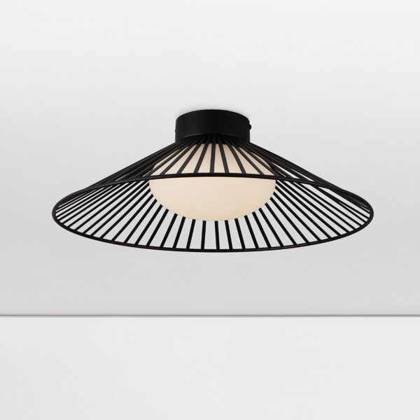 Nova Luce Černé stropní LED světlo Brume 50 cm