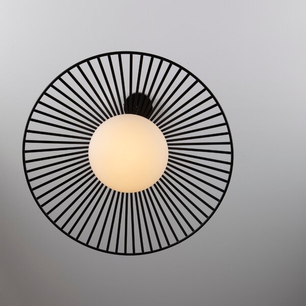 Černé závěsné LED světlo Nova Luce Brume 50 cm