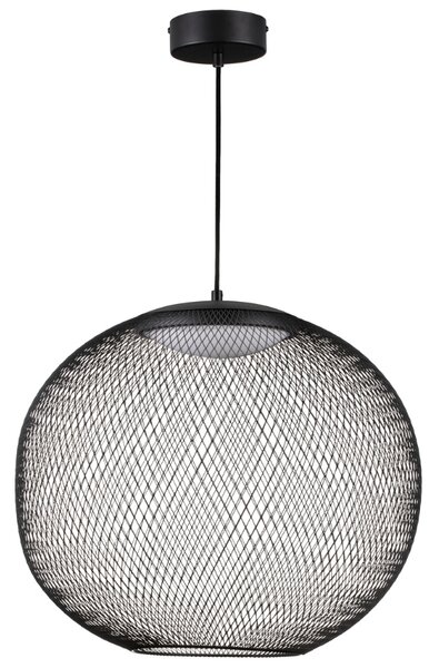 Černé závěsné LED světlo Nova Luce Kinetic 46 cm