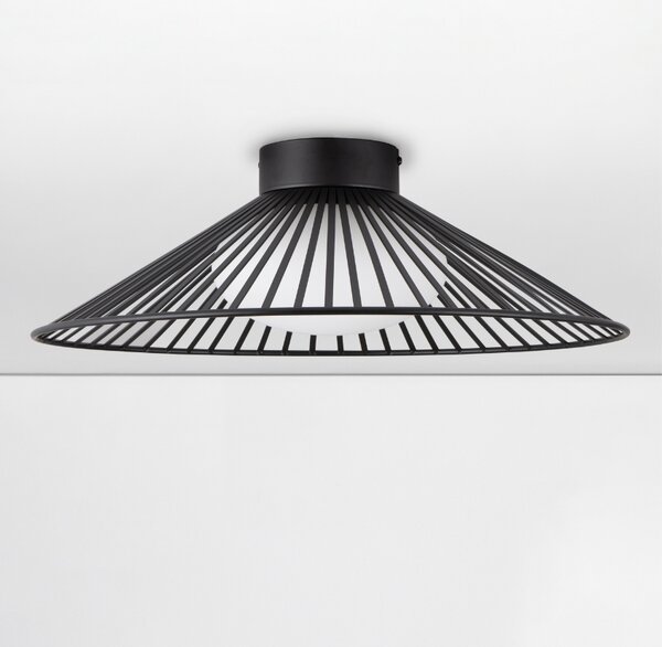 Nova Luce Černé stropní LED světlo Brume 50 cm