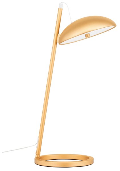 Zlatá kovová stolní LED lampa Nova Luce Flute
