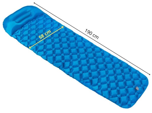 Nafukovací matrace 190x58 cm SPRINGOS PM048 modrá
