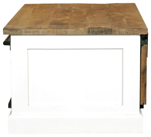 KONFERENČNÍ STOLEK, přírodní barvy, černá, bílá, dřevo, 60/120/45 cm MID.YOU - Konferenční stolky, Online Only