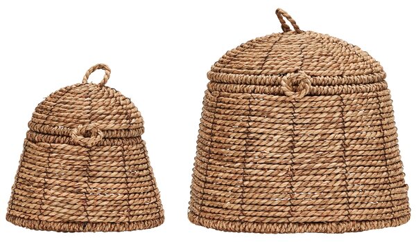 House Doctor Set dvou dekorativních košů Rama Ø 20/28 cm