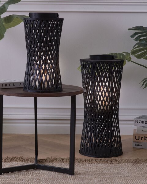 Lucerna MACTAN Bambus 38 cm Černá