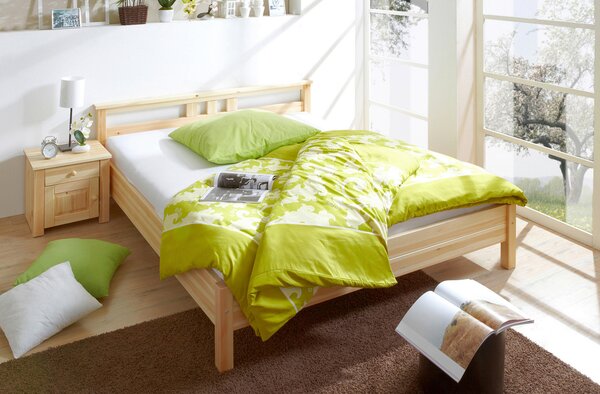 POSTEL, 140/200 cm barvy borovice MID.YOU - Jednolůžkové postele, Online Only