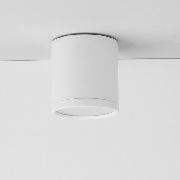 Bílé kovové stropní LED světlo Nova Luce Garf 7 cm