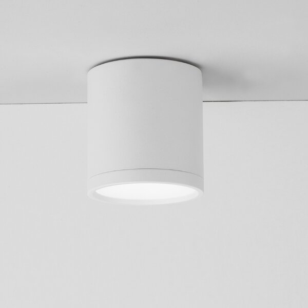 Bílé kovové stropní LED světlo Nova Luce Garf 7 cm